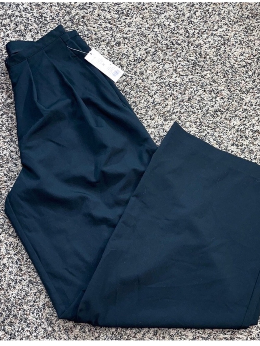 Wild Fable Pleated Tailored Wide Leg Black Trousers Various Sizes | NWT - Picture 3 of 7